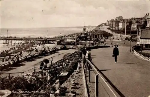 Ak Bournemouth Dorset England, Promenade, Hafen