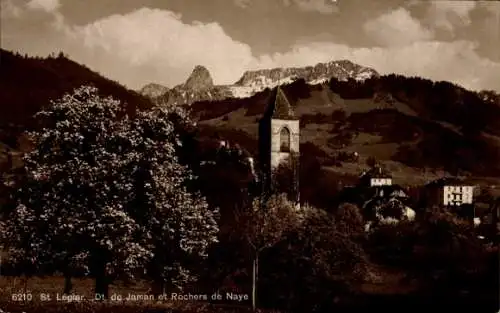 Ak Saint Légier La Chiésaz Kanton Waadt, Jaman und Rochers de Naye