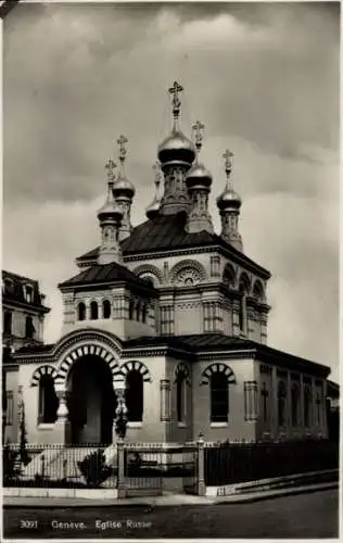 Ak Genf Genf Schweiz, Russische Kirche