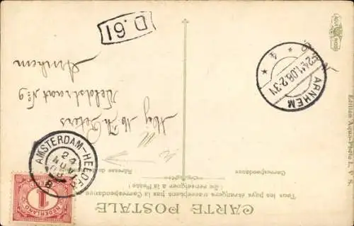 Ak Alger Algerien, La Rue Randon, Straßenpartie, Algerier