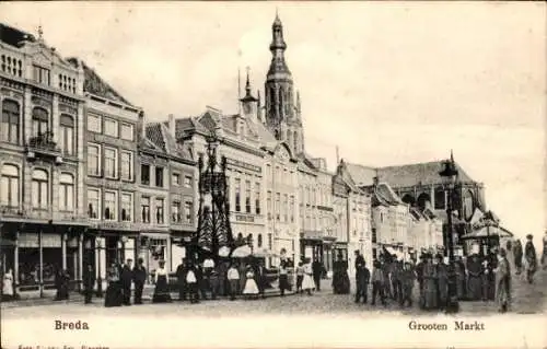 Ak Breda Nordbrabant, Groote Markt