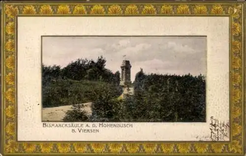 Litho Viersen in Nordrhein Westfalen, Bismarcksäule