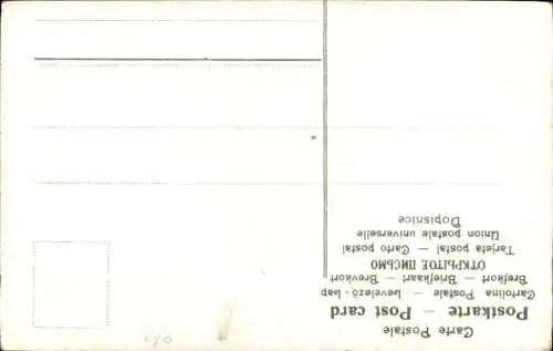 Künstler Ak Flusspartie, Landschaft, Gebirge