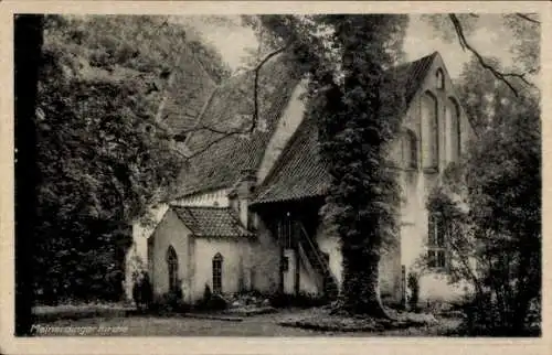 Ak Meinerdingen Honerdingen Walsrode Lüneburger Heide, Blick auf die Kirche