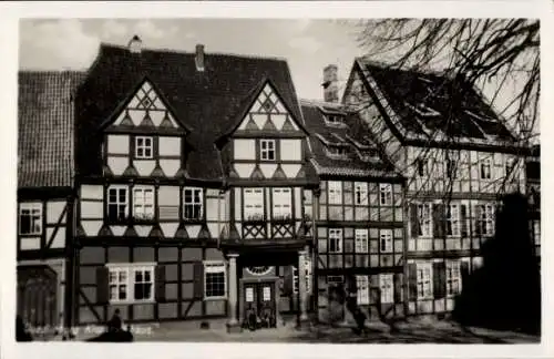 Ak Quedlinburg im Harz, Blick auf das Klopstockhaus