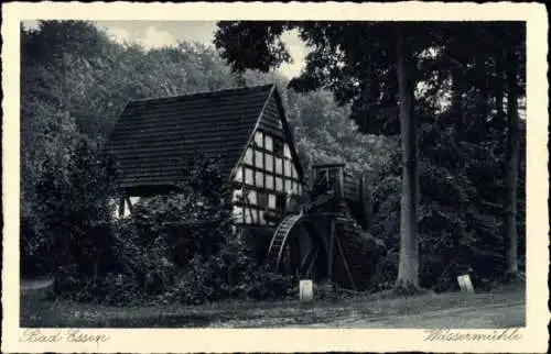 Ak Bad Essen in Niedersachsen, Die Wassermühle von außen gesehen