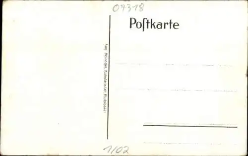 Ak Saalfeld a. S., Blick auf Grüner Hain, Stadtansicht