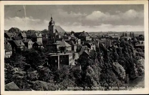 Ak Ronneburg in Thüringen, Blick vom Schlossturm