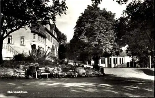 Ak Ebersdorf in Thüringen, Kulturhaus, Gasthaus Stengel