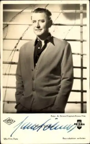 Ak Schauspieler Hans Söhnker, Portrait, Ein Leben für Don, Autogramm