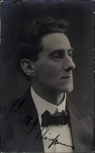 Ak Schauspieler, Portrait, Autogramm