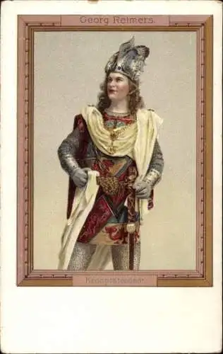 Ak Schauspieler Georg Reimers, Portrait, Kronpratendent