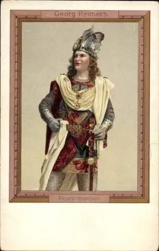 Ak Schauspieler Georg Reimers, Portrait, Kronpratendent