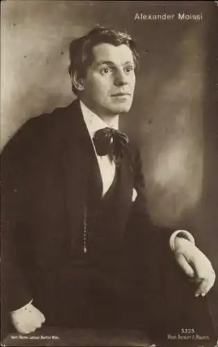 Ak Schauspieler Alexander Moissi, Portrait