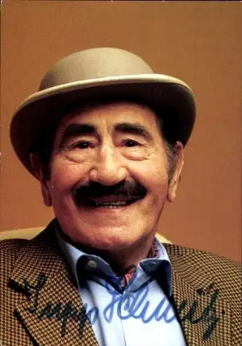 Ak Sänger Jupp Schmitz, Portrait, Autogramm