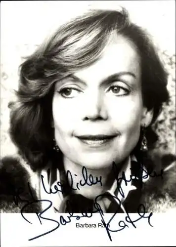 Ak Schauspielerin Barbara Rath, Portrait, Autogramm