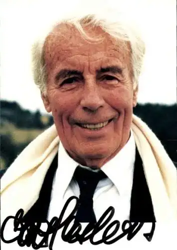 Ak Schauspieler und Sänger Johannes Heesters, Portrait, Autogramm