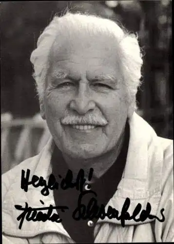 Ak Schauspieler Friedrich Schoenfelder, Portrait, Autogramm