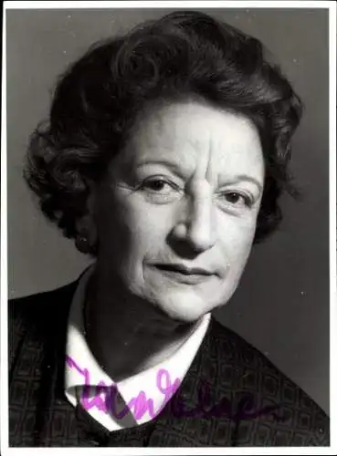 Ak Schauspielerin Ida Ehre, Portrait, Autogramm