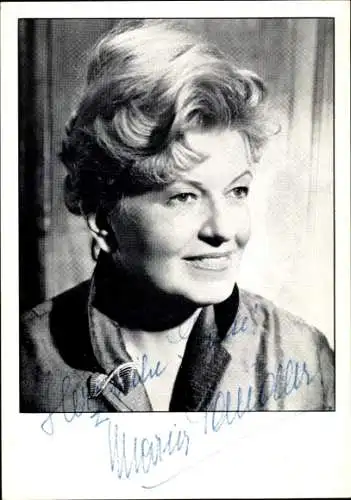Ak Schauspielerin Maria Paudler, Portrait, Autogramm
