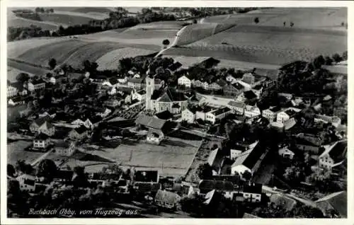 Ak Buchbach in Oberbayern, Fliegeraufnahme