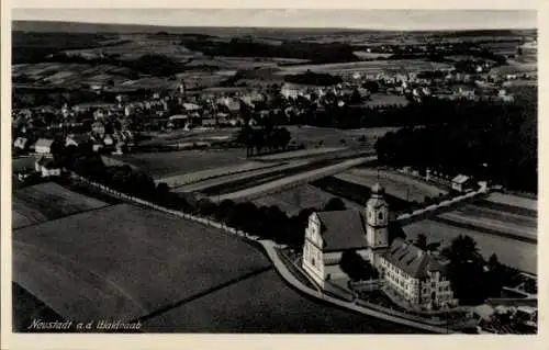 Ak Neustadt an der Waldnaab, Fliegeraufnahme