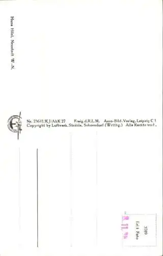 Ak Neustadt an der Waldnaab, Fliegeraufnahme