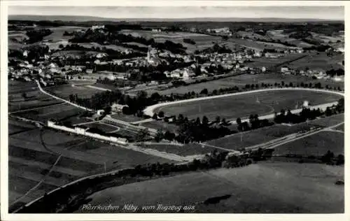 Ak Pfarrkirchen in Niederbayern, Fliegeraufnahme