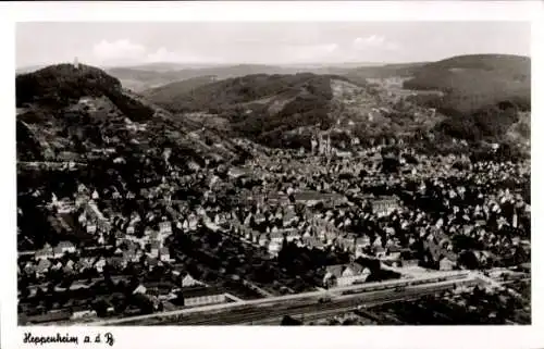 Ak Heppenheim an der Bergstraße, Fliegeraufnahme