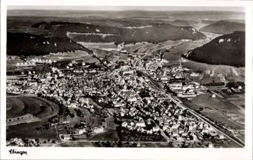 Ak Ebingen Albstadt in Württemberg, Fliegeraufnahme