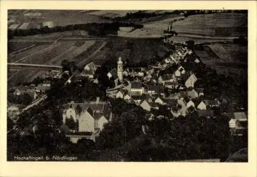 Ak Hochaltingen Fremdingen in Schwaben, Nördlingen, Fliegeraufnahme