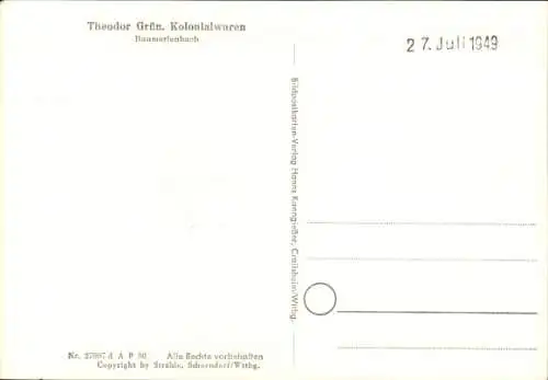 Ak Baumerlenbach Öhringen im Hohenlohekreis, Fliegeraufnahme