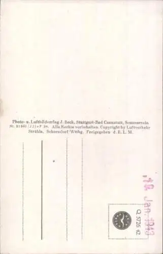 Ak Gotha in Thüringen, Fliegeraufnahme
