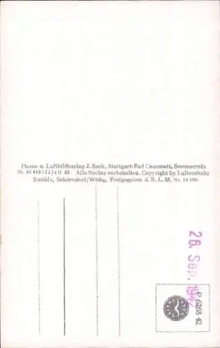 Ak Ohrdruf in Thüringen, Fliegeraufnahme