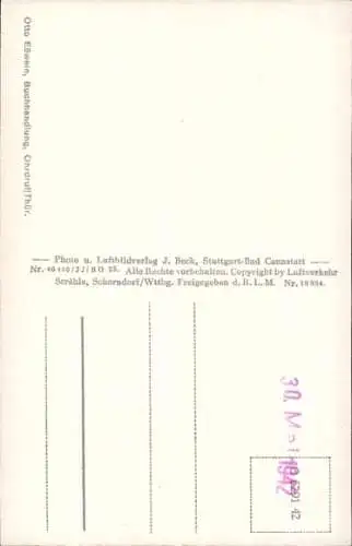 Ak Ohrdruf in Thüringen, Fliegeraufnahme