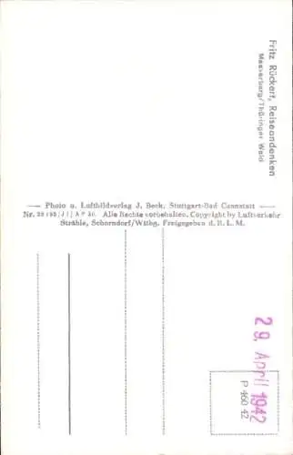 Ak Masserberg in Thüringen, Fliegeraufnahme