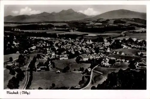 Ak Miesbach in Oberbayern, Fliegeraufnahme