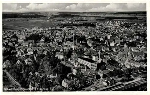 Ak Schwenningen am Neckar, Fliegeraufnahme