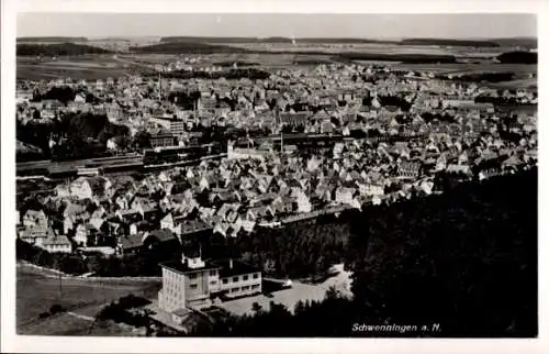 Ak Schwenningen am Neckar, Fliegeraufnahme