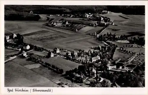 Ak Bad Dürrheim im Schwarzwald, Fliegeraufnahme