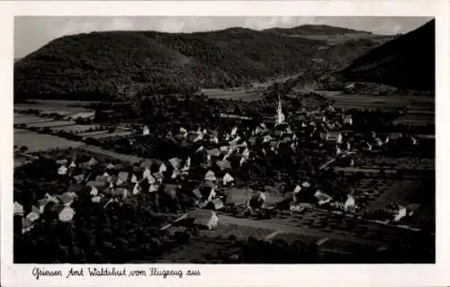 Ak Grießen im Klettgau Baden, Fliegeraufnahme