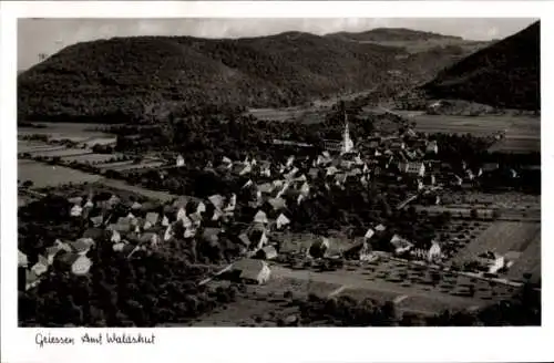 Ak Grießen im Klettgau Baden, Fliegeraufnahme