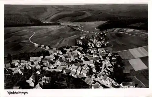 Ak Riedöschingen Blumberg am Schwarzwald, Fliegeraufnahme