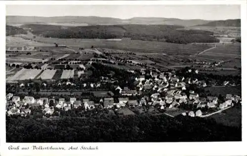 Ak Volkertshausen Baden Württemberg, Fliegeraufnahme