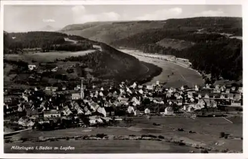 Ak Möhringen in Baden Tuttlingen, Fliegeraufnahme