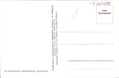 Ak Spaichingen in Württemberg, Dreifaltigkeitsberg, Fliegeraufnahme