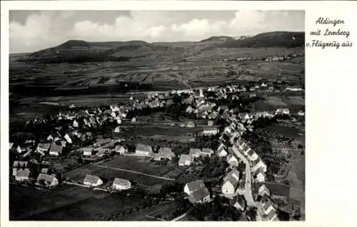 Ak Aldingen in Württemberg, Panorama, Fliegeraufnahme, Lemberg