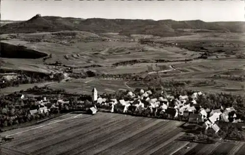 Ak Weilheim Hechingen im Zollernalbkreis, Fliegeraufnahme