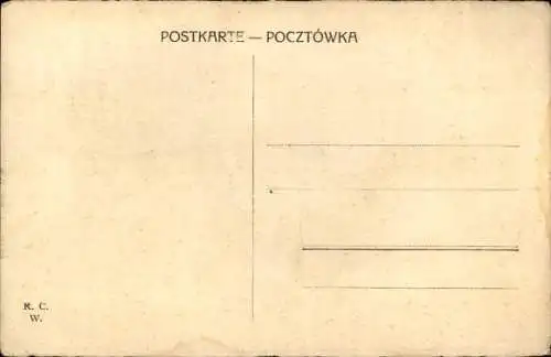 Ak Warszawa Warschau Polen, Wiener Bahnhof, Straßenbahn