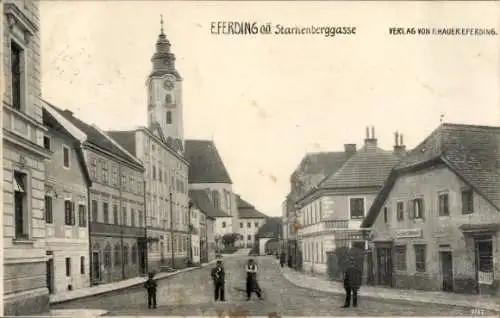 Ak Eferding in Oberösterreich, Starkenberggasse